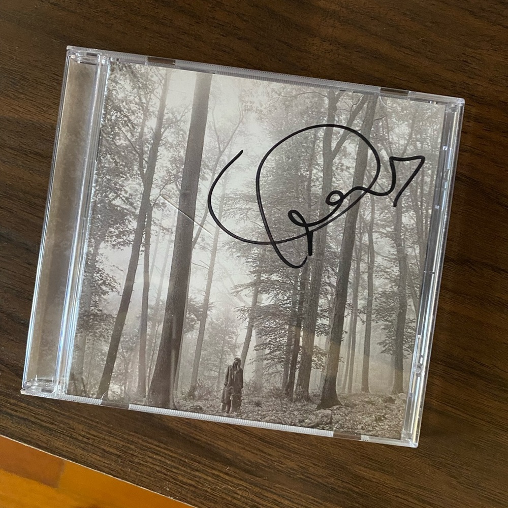 Taylor Swift signed folklore CD